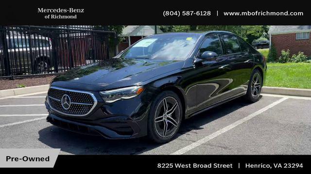 used 2024 Mercedes-Benz E-Class car, priced at $64,990