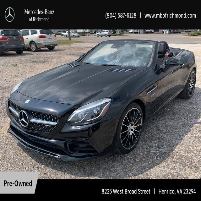 used 2017 Mercedes-Benz AMG SLC 43 car, priced at $39,000