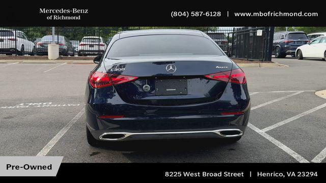 used 2022 Mercedes-Benz C-Class car, priced at $34,295