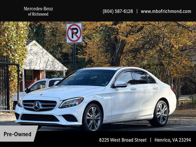 used 2019 Mercedes-Benz C-Class car, priced at $17,598