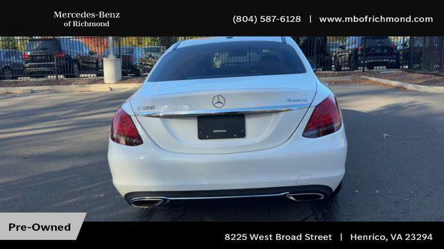 used 2019 Mercedes-Benz C-Class car, priced at $17,598