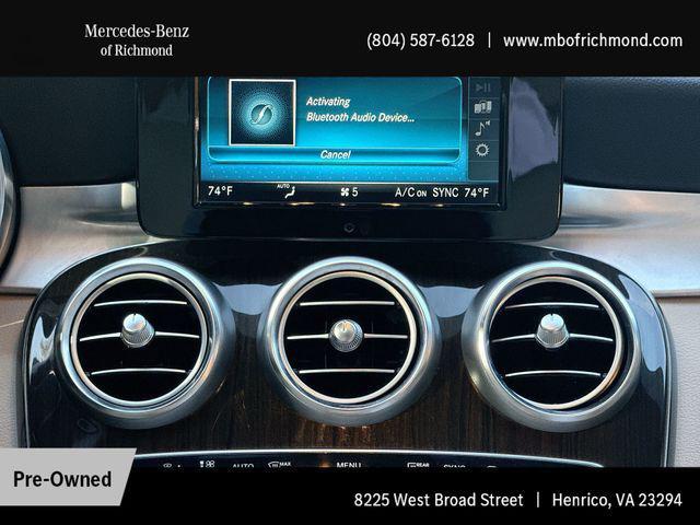 used 2019 Mercedes-Benz C-Class car, priced at $17,598