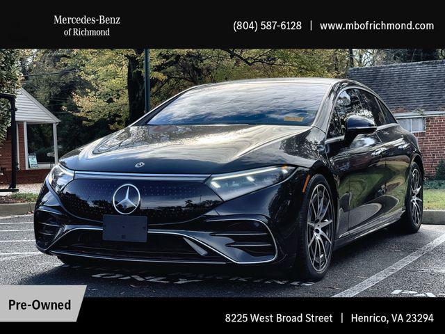 used 2022 Mercedes-Benz EQS 580 car, priced at $64,448