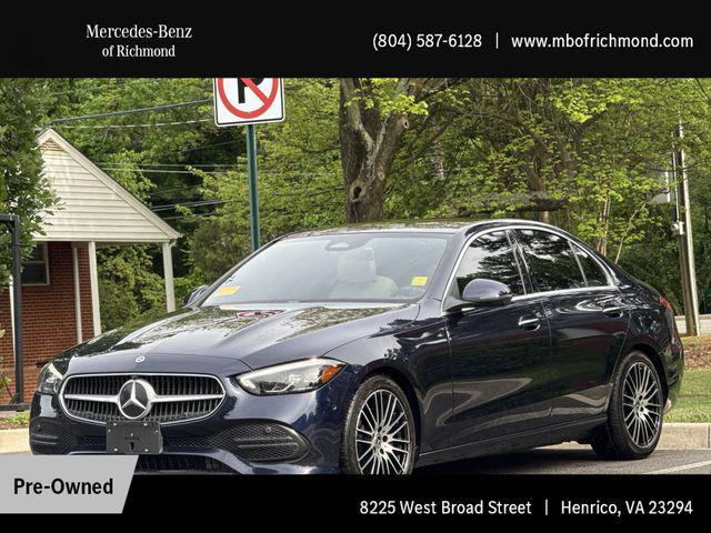 used 2022 Mercedes-Benz C-Class car, priced at $33,495
