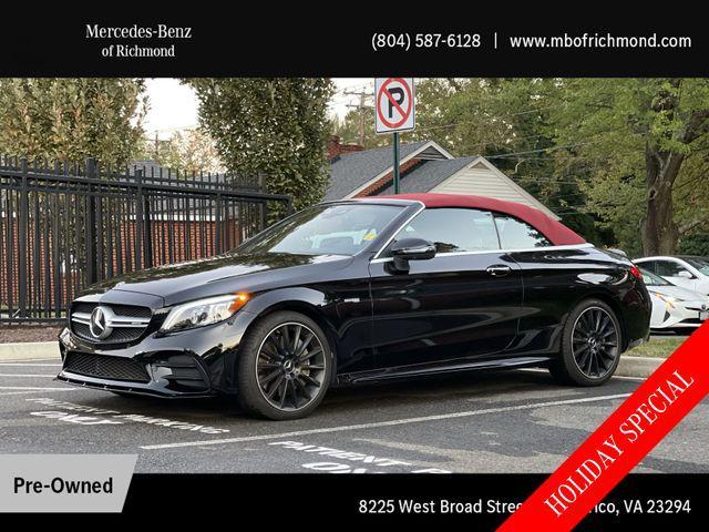 used 2020 Mercedes-Benz AMG C 43 car, priced at $41,991