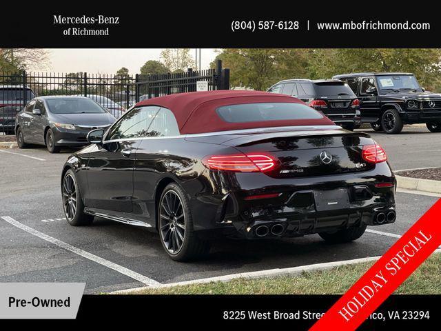 used 2020 Mercedes-Benz AMG C 43 car, priced at $41,991