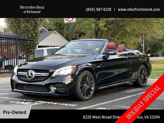 used 2020 Mercedes-Benz AMG C 43 car, priced at $46,448