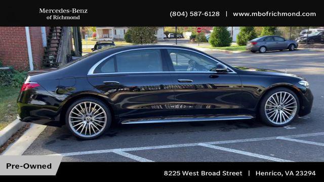 used 2022 Mercedes-Benz S-Class car, priced at $84,448