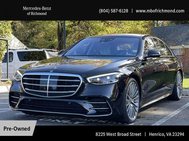 used 2022 Mercedes-Benz S-Class car, priced at $84,448