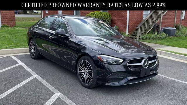 used 2022 Mercedes-Benz C-Class car, priced at $42,000