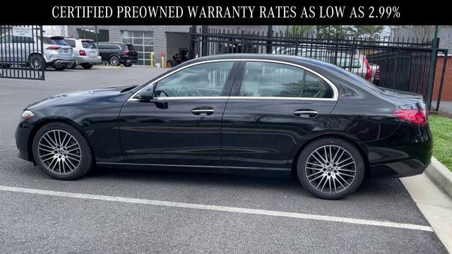 used 2022 Mercedes-Benz C-Class car, priced at $41,500