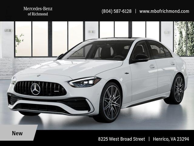 new 2025 Mercedes-Benz AMG C 43 car, priced at $69,810