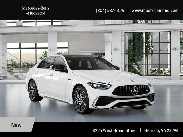 new 2025 Mercedes-Benz AMG C 43 car, priced at $69,810