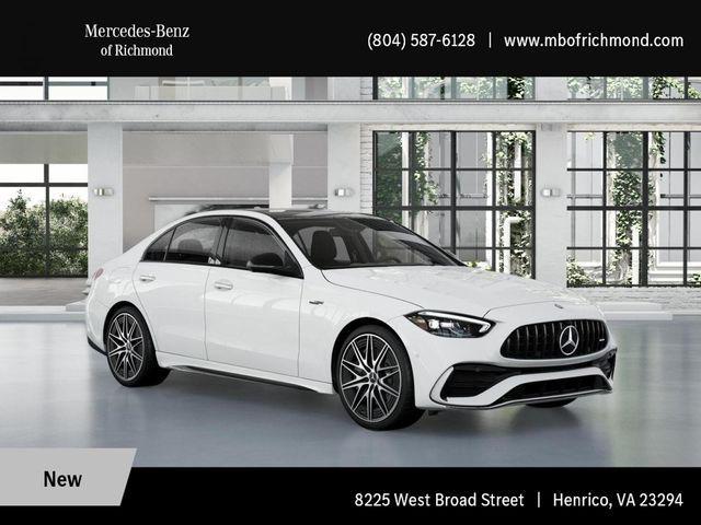 new 2025 Mercedes-Benz AMG C 43 car, priced at $69,810