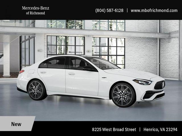 new 2025 Mercedes-Benz AMG C 43 car, priced at $69,810