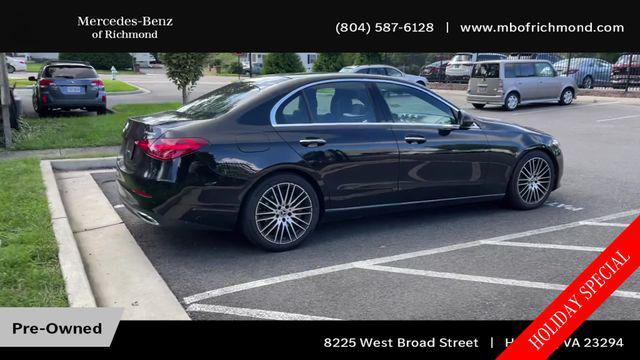 used 2022 Mercedes-Benz C-Class car, priced at $28,939