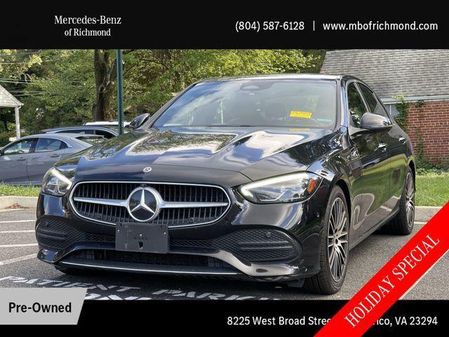 used 2022 Mercedes-Benz C-Class car, priced at $31,991