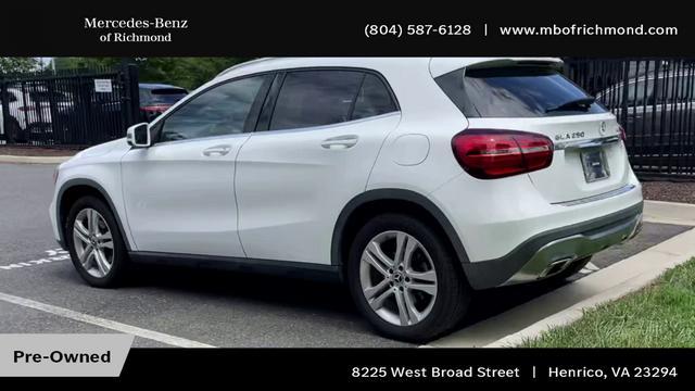 used 2020 Mercedes-Benz GLA 250 car, priced at $21,877