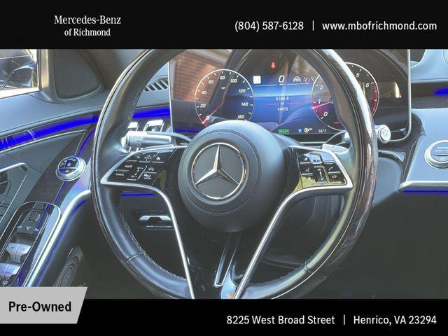 used 2021 Mercedes-Benz S-Class car, priced at $69,998