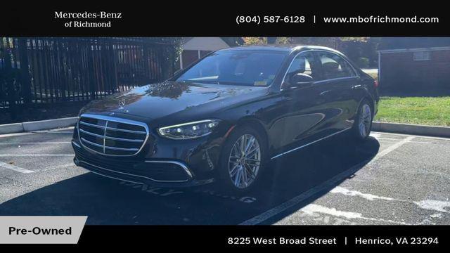 used 2021 Mercedes-Benz S-Class car, priced at $69,998