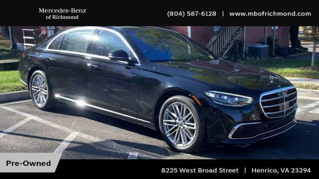 used 2021 Mercedes-Benz S-Class car, priced at $69,998