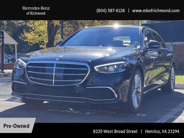 used 2021 Mercedes-Benz S-Class car, priced at $69,998