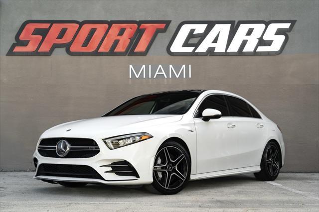 used 2020 Mercedes-Benz AMG A 35 car, priced at $25,995