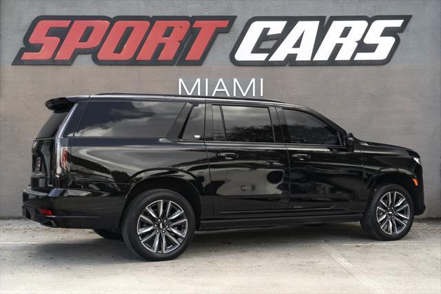 used 2021 Cadillac Escalade ESV car, priced at $77,995