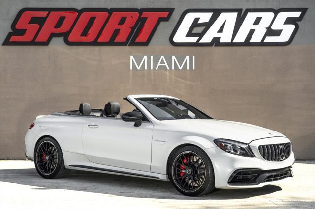 used 2021 Mercedes-Benz AMG C 63 car, priced at $63,995