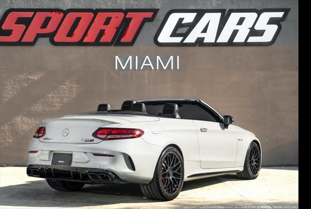 used 2021 Mercedes-Benz AMG C 63 car, priced at $57,495