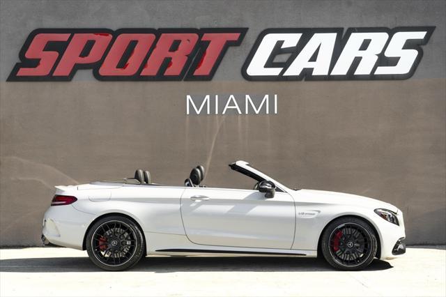 used 2021 Mercedes-Benz AMG C 63 car, priced at $63,995