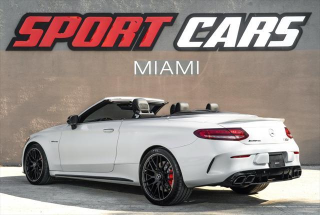 used 2021 Mercedes-Benz AMG C 63 car, priced at $57,495