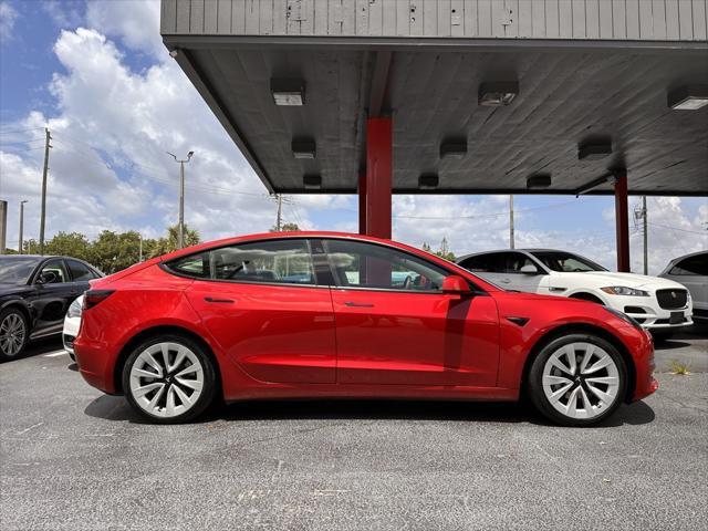 used 2022 Tesla Model 3 car, priced at $21,995