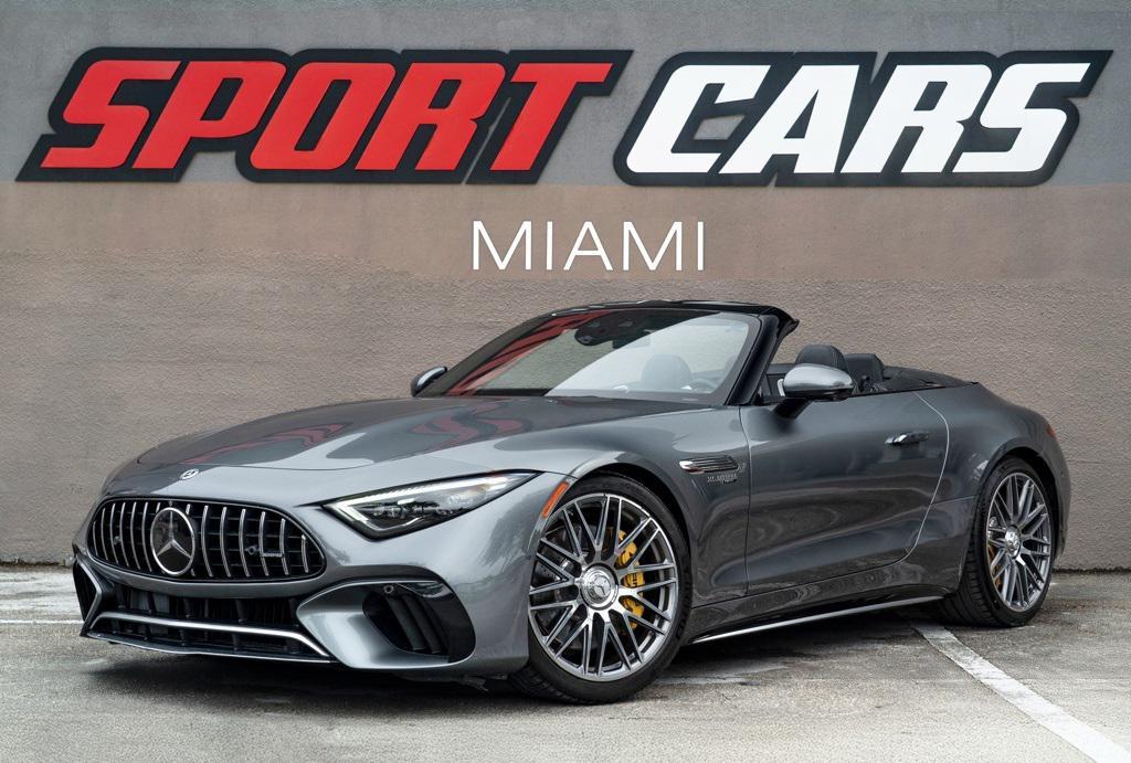 used 2022 Mercedes-Benz AMG SL 63 car, priced at $105,495