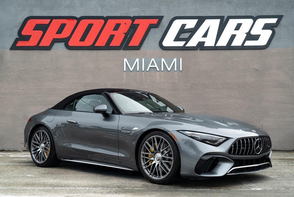 used 2022 Mercedes-Benz AMG SL 63 car, priced at $105,495