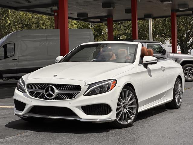 used 2018 Mercedes-Benz C-Class car, priced at $27,995