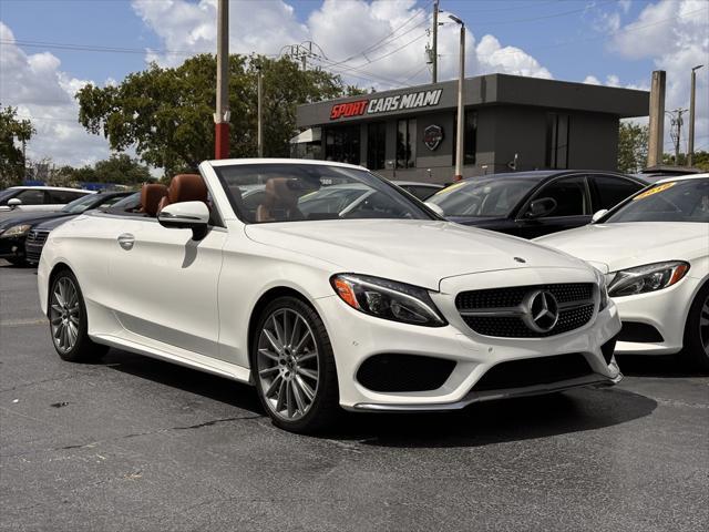 used 2018 Mercedes-Benz C-Class car, priced at $27,995