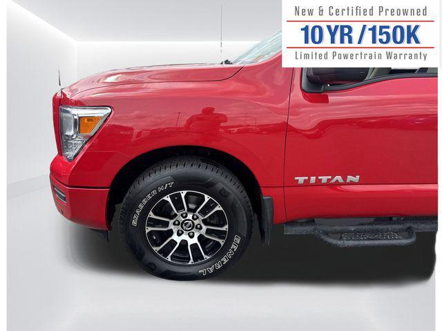 used 2021 Nissan Titan car, priced at $30,995