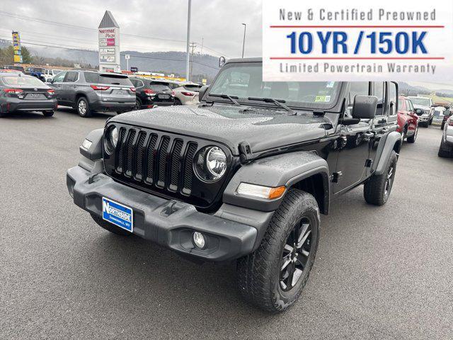 used 2021 Jeep Wrangler Unlimited car, priced at $32,194