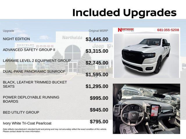 new 2025 Ram 1500 car, priced at $74,721