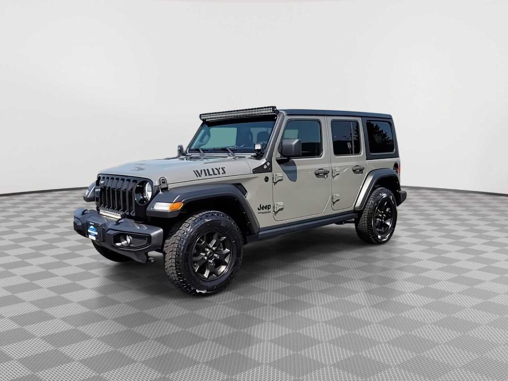 used 2022 Jeep Wrangler Unlimited car, priced at $31,875