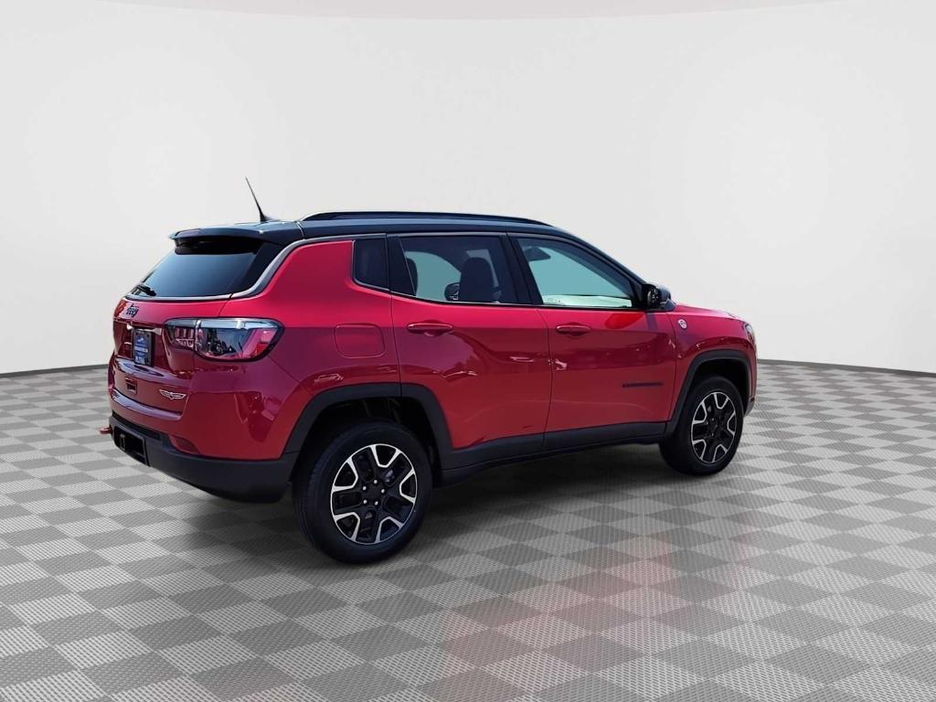 used 2021 Jeep Compass car, priced at $18,973
