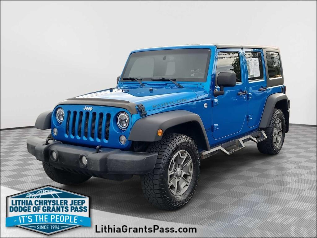 used 2015 Jeep Wrangler Unlimited car, priced at $21,996