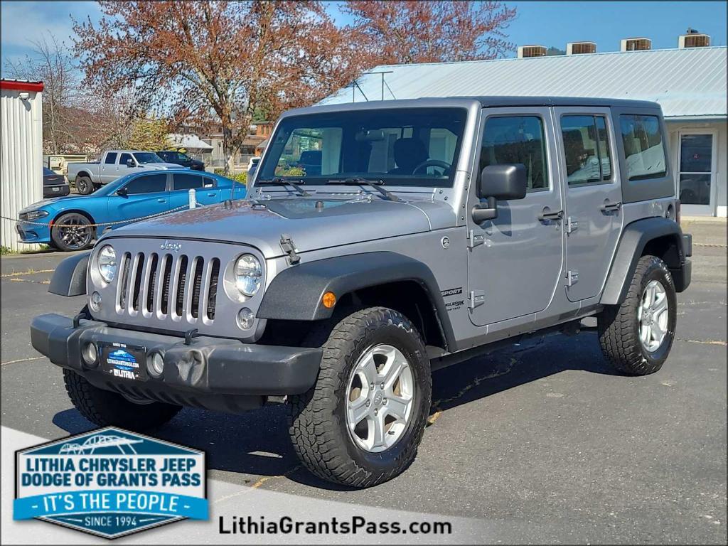 used 2018 Jeep Wrangler JK Unlimited car, priced at $17,998