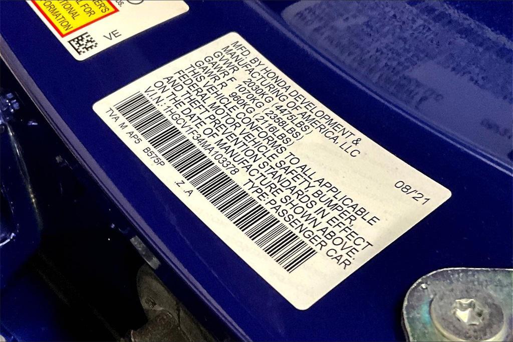 used 2021 Honda Accord car, priced at $22,599