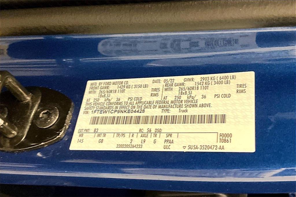 used 2022 Ford F-150 car, priced at $31,259