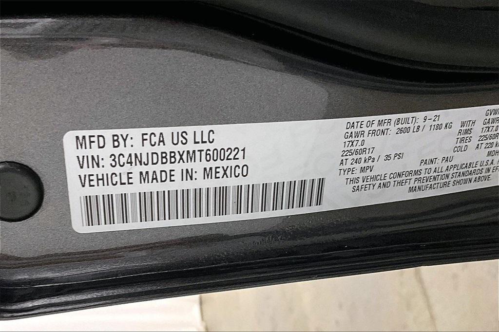 used 2021 Jeep Compass car, priced at $15,629