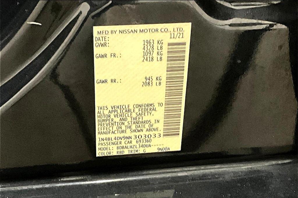 used 2022 Nissan Altima car, priced at $15,219
