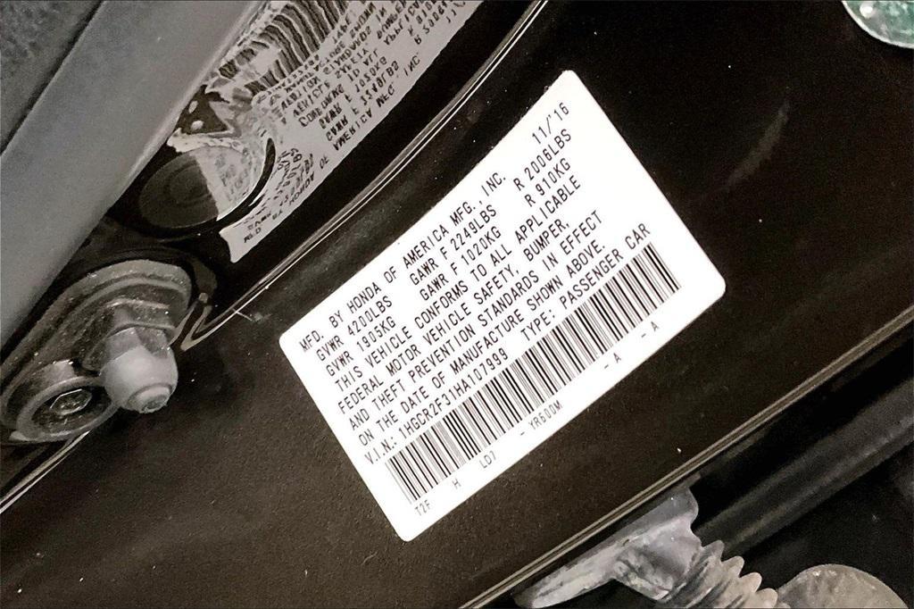 used 2017 Honda Accord car, priced at $9,999