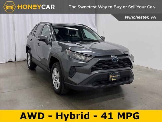 used 2021 Toyota RAV4 Hybrid car, priced at $23,399